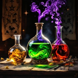 Free Magical Potion Collection Image - Potion, Alchemy, Mystical ...