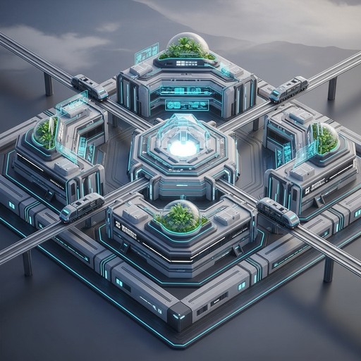 Free Futuristic Command Center Image - Futuristic, Architectural, 3d ...
