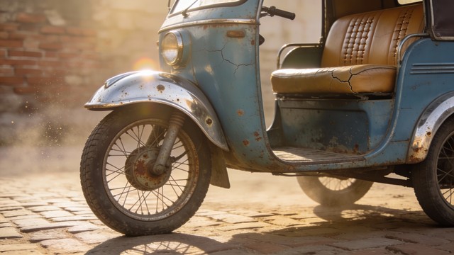 Free Vintage Rickshaw Charm Image - Vintage, Rickshaw, Transportation ...
