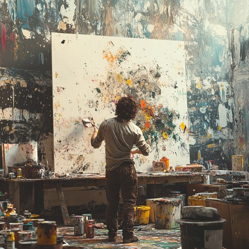 Free Artist creating masterpiece Image - Artist, Canvas, Paint ...