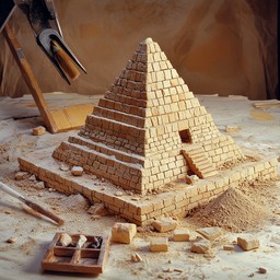 Free Crafting sand pyramid Image - Craftsman, Pyramid, Sand | Download ...