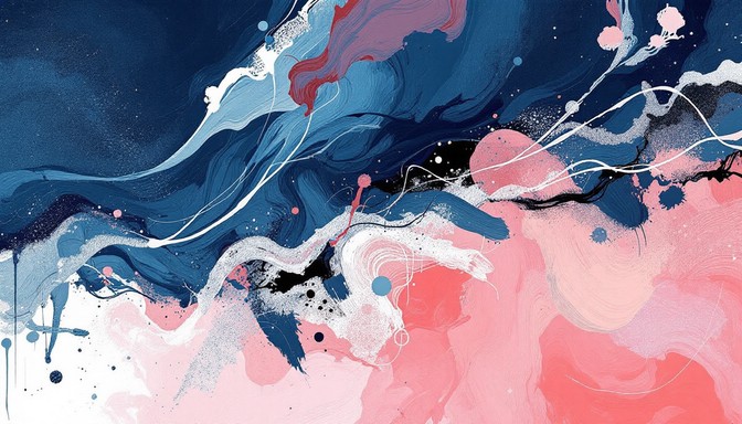 Free Indigo Coral Flow Image - Abstract, Indigo, Coral | Download at ...