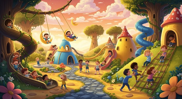 Free Enchanted Play Paradise Image - Playground, Magical, Children ...