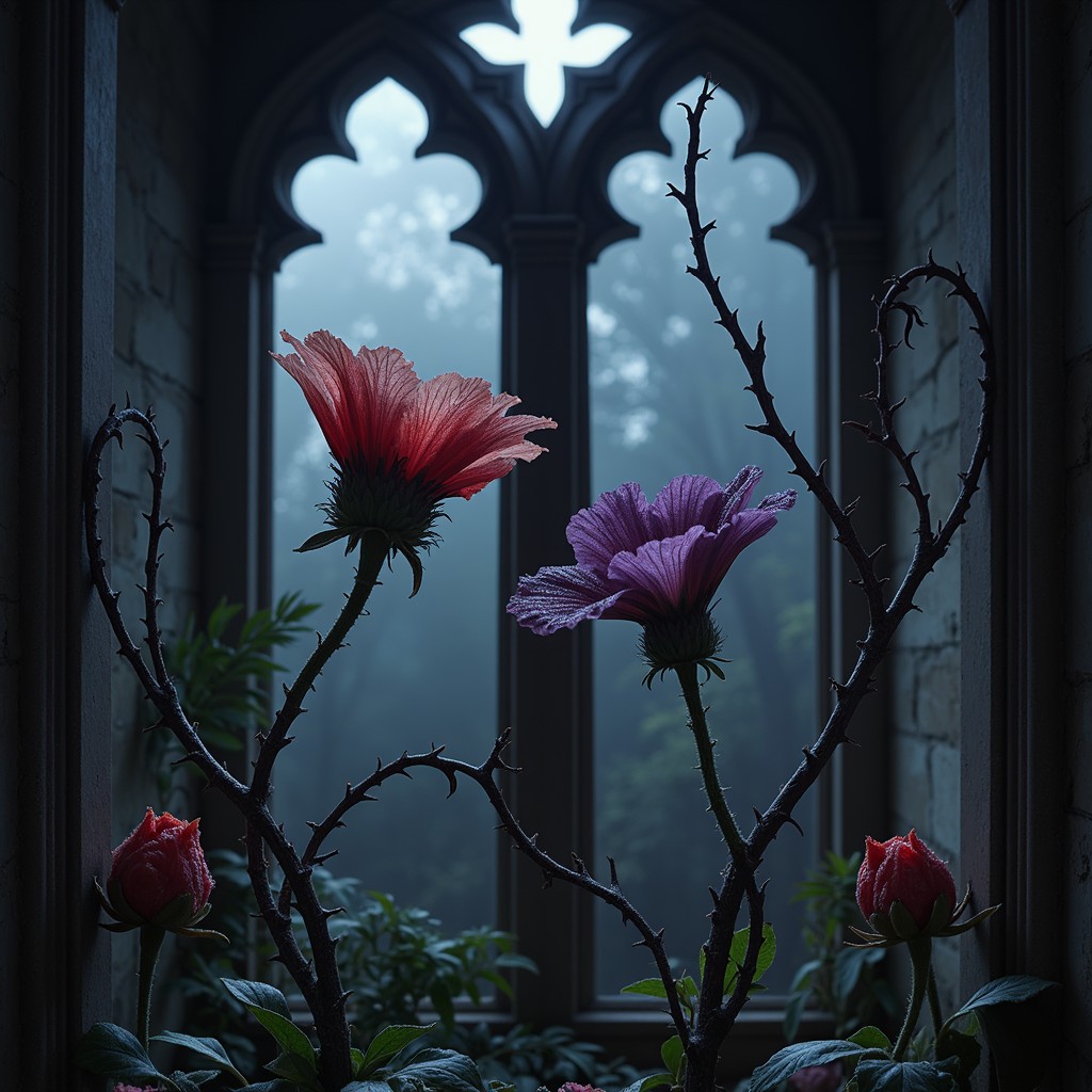 Windows 3 Flower Free Sacred Window Flowers Image - Flowers, Gothic, Window | Download ...