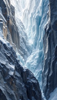Mountain Chasm With Rushing Rive Free Crystalline Mountain Chasm Image - Canyon, Chasm, Ravine ...