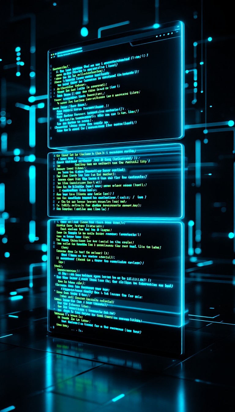 Free Glowing Digital Interface Image - Terminal, Code, Cyberpunk ...