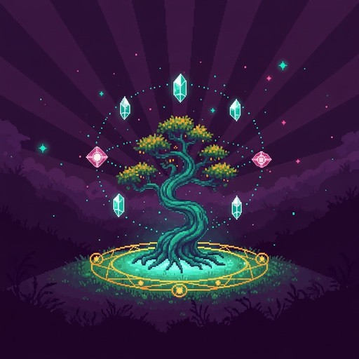 Free Mystical Pixel Tree Photo - Pixelart, Mystical, Tree | Download at ...