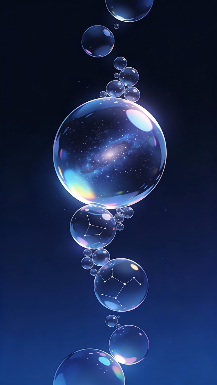 Free Cosmic Bubble Universe Image - Bubbles, Cosmic, Navy | Download at ...