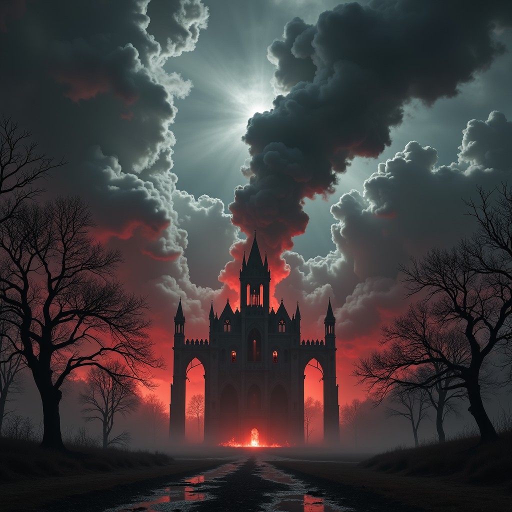 Free Gothic Apocalypse Rising Image - Gothic, Cathedral, Apocalyptic ...