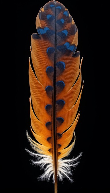 Free Golden Feather Detail Image | Download at StockCake
