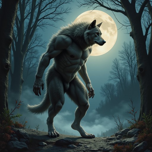 Werewolf Definition Free Moonlit Lupine Transformation Image - Werewolf, Moonlight ...