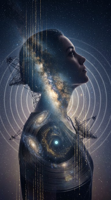 Free Cosmic Human Connection Image - Surreal, Portrait, Silhouette ...