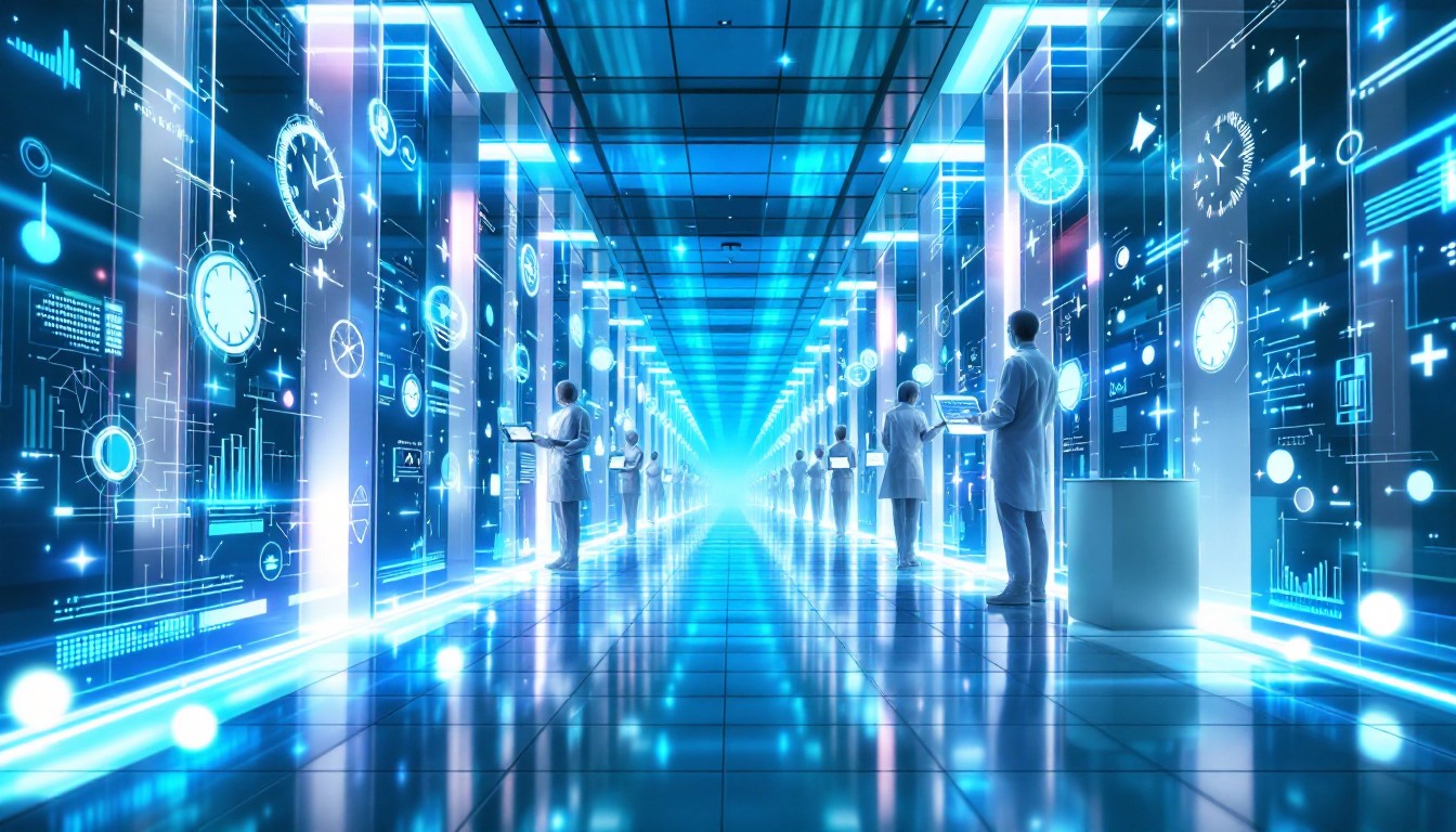 Free Digital Health Corridor Image - Digital, Medical, Futuristic ...