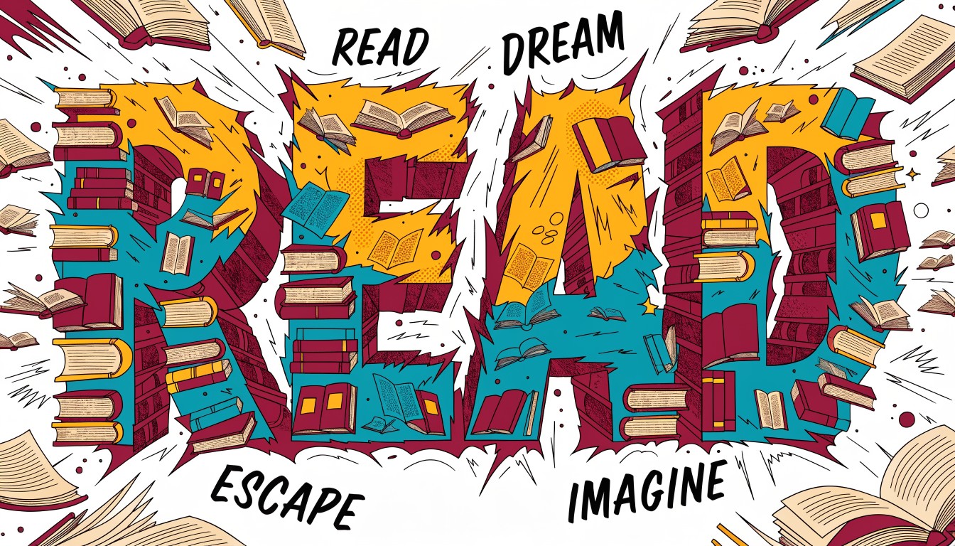 Reading Explosion Free Explosive Reading Energy Image - Typography, Illustration, Reading ...