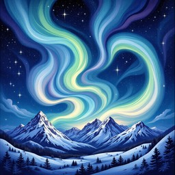 Free Northern Lights Dance Image - Aurora, Borealis, Mountains ...