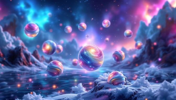 Sundae Cosmic Free Cosmic Ice Cream Image - Cosmic, Sundae, Space | Download at StockCake