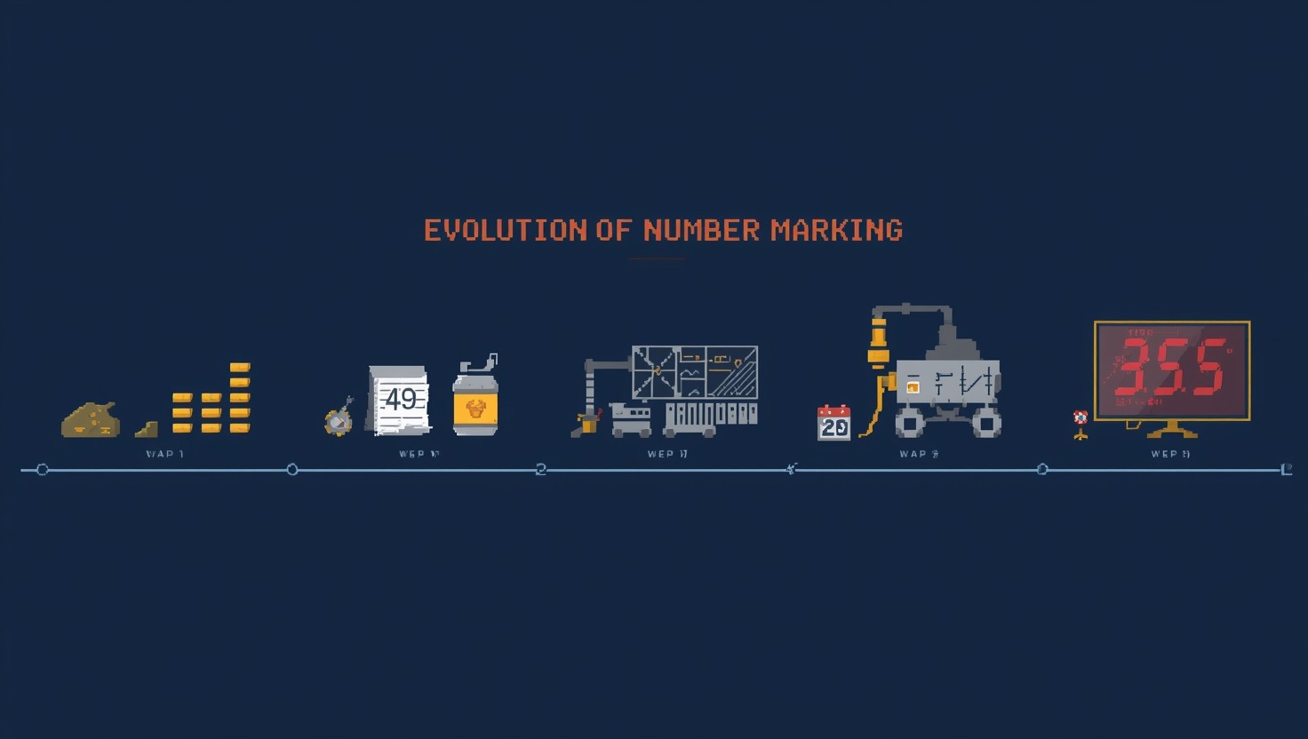 Free Numbers Through Time Image - Evolution, Timeline, Numbers ...