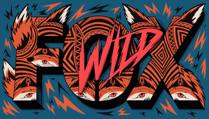 Free Wild Fox Typography Image - Typography, Lettering, Fox | Download ...