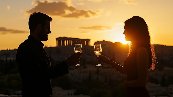 Free Sunset wine toast Image - Sunset, Couple, Wine | Download at StockCake