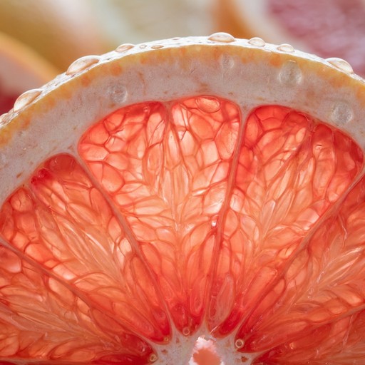 Grapefruit Ruby Free Glowing Grapefruit Close-up Image - Grapefruit, Citrus, Fruit ...