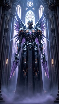 Angel Matic Free Mechanical Angel Rises Image - Cyberpunk, Gothic, Android ...