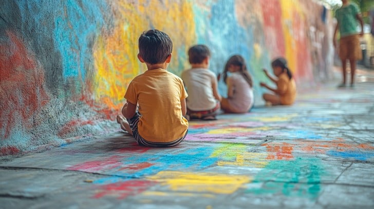 Free Children playing outdoors Image | Download at StockCake