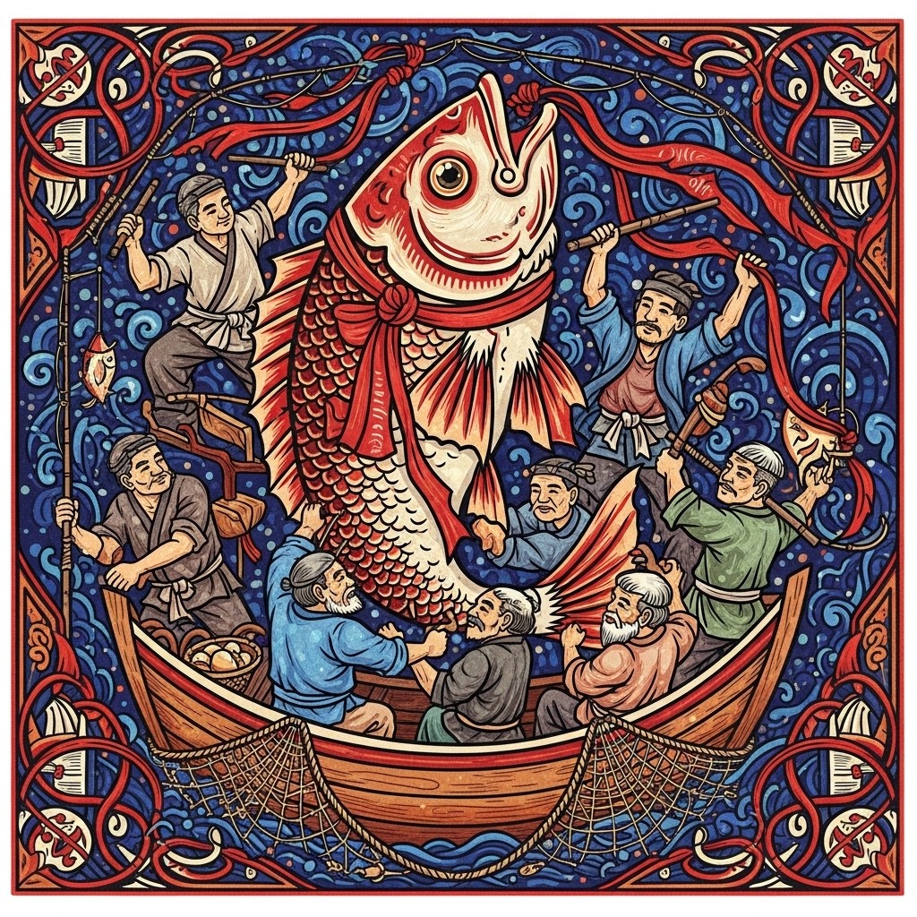 Free Mythic Fish Catch Photo - Folk, Fishing, Traditional | Download at ...