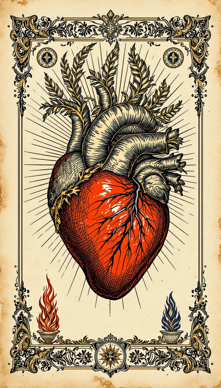 Free Anatomical Heart Art Image - Heart, Anatomical, Renaissance ...