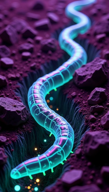 Free Neon Tech Worm Image - Cyberpunk, Neon, Worm | Download at StockCake