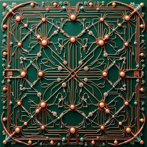 Free Ornate Copper Geometry Image - Metalwork, Copper, Geometric ...