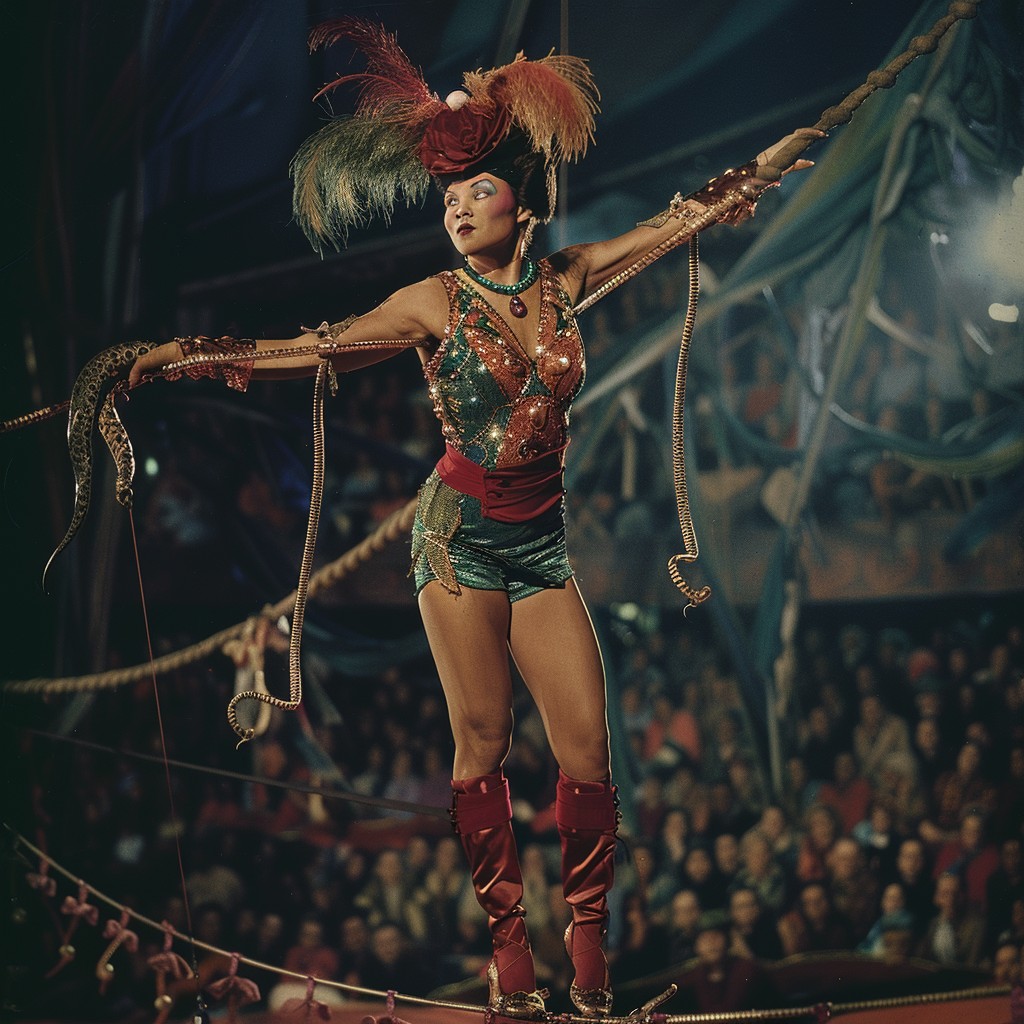 Circus Balance String Free Circus Balance Act Image - Circus, Performer, Tightrope | Download ...
