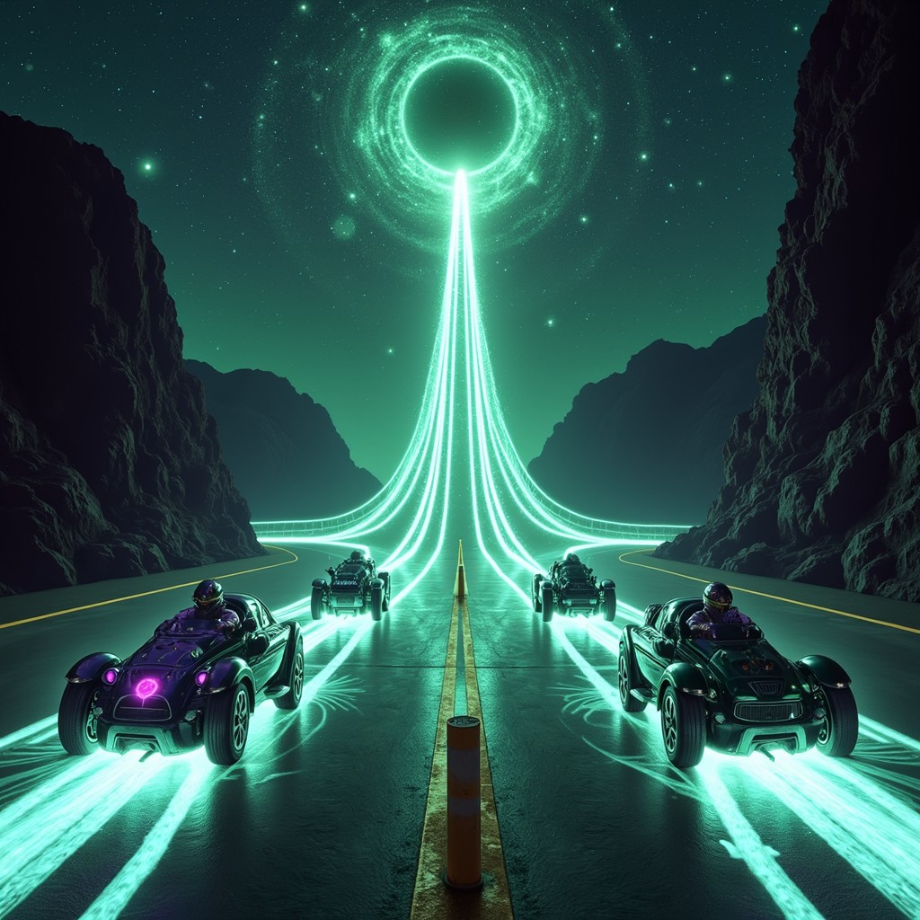 Over Light Races Free Ethereal Light Race Image - Futuristic, Racing, Cyberpunk ...