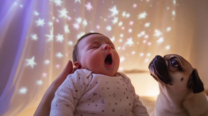 Free Baby Yawning Joyfully Image - Baby, Pug, Yawning | Download at ...