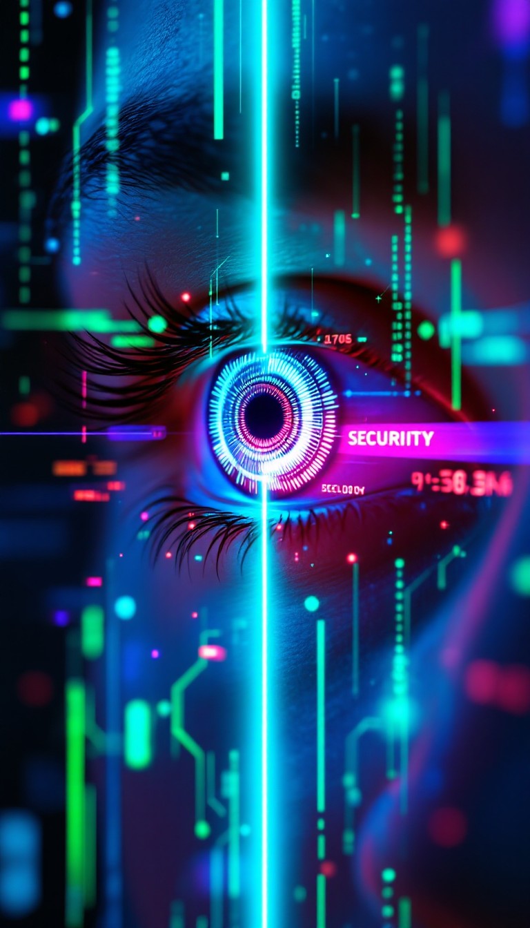Free Digital Eye Security Image - Cyberpunk, Futuristic, Biometric ...