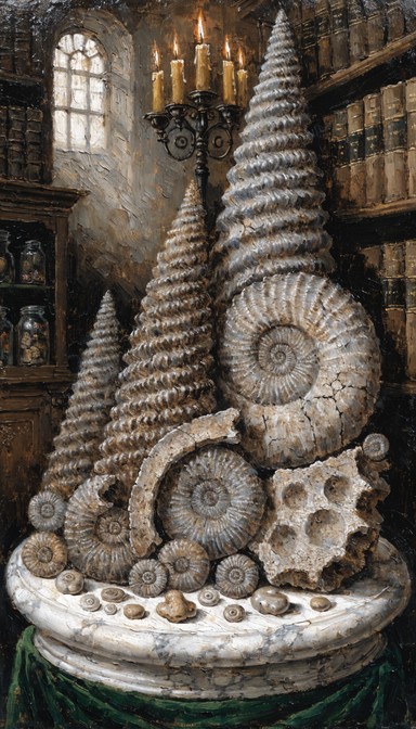 Free Renaissance Curiosity Cabinet Image - Fossils, Ammonite ...