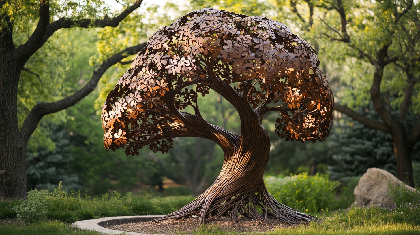 Free Sculpted Metal Tree Image - Sculpture, Metal, Tree | Download at ...