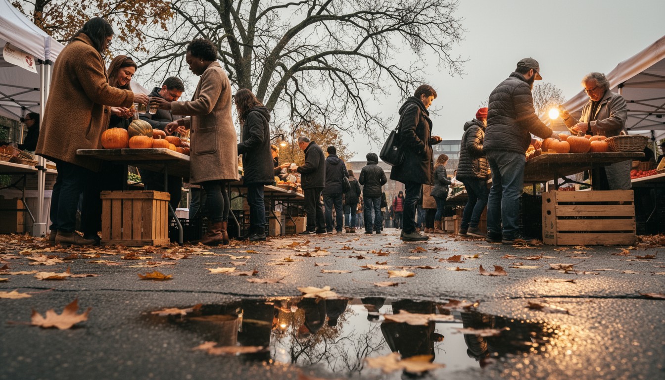 October Fall Market Free Autumn Market Gathering Image - Autumn, Fall, Market | Download at ...