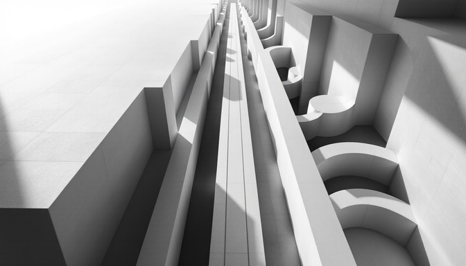 Free Connected Pathways Converge Image - Abstract, Pathways, Monochrome ...