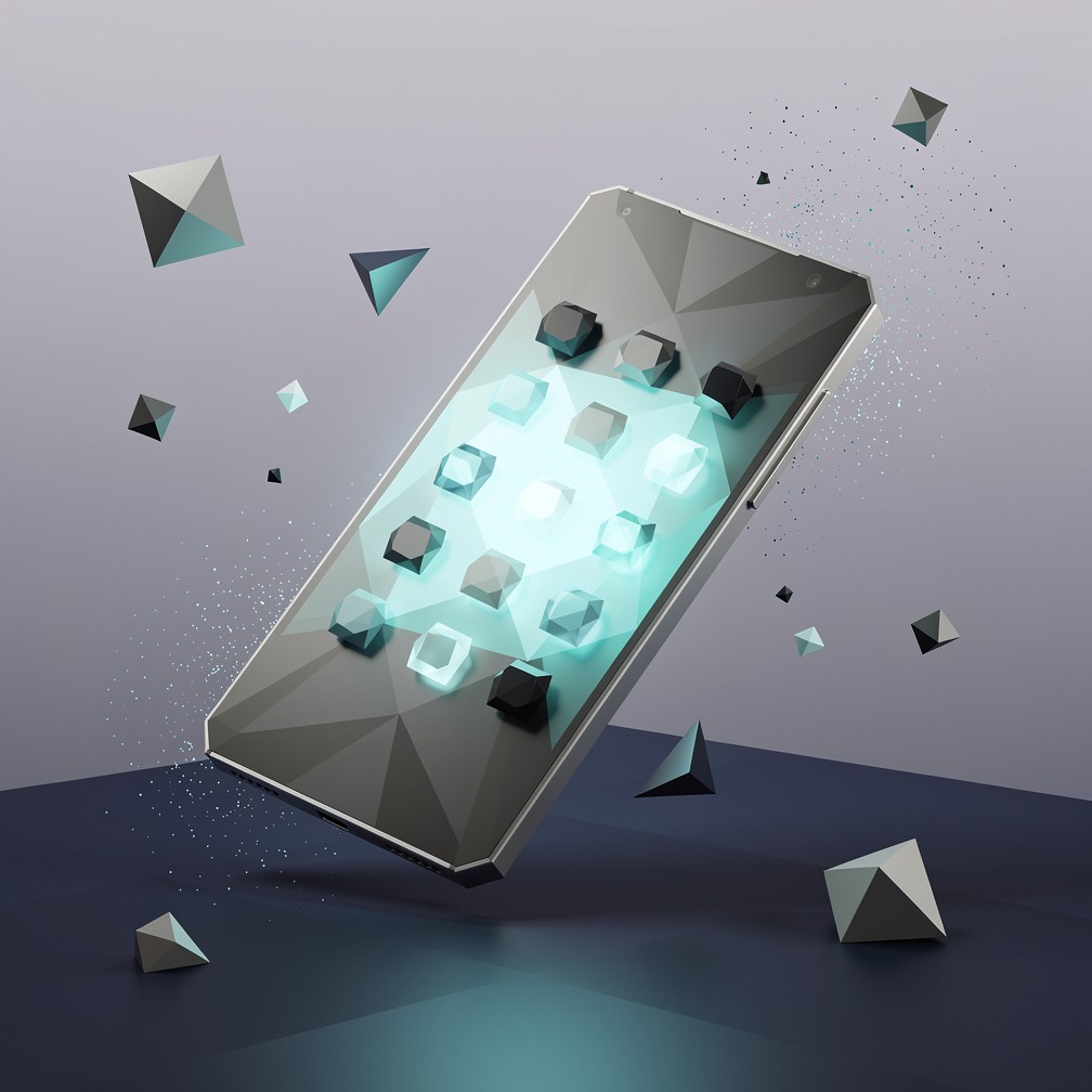 Free Futuristic Smartphone Design Image - Smartphone, 3d, Geometric ...