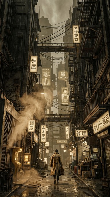 Free Neon Cyberpunk Alley Image - Cyberpunk, Neon, Futuristic ...