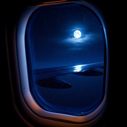 Flign Light Windows Free Moonlit Flight Window Image - Airplane, Window, Moon | Download at ...