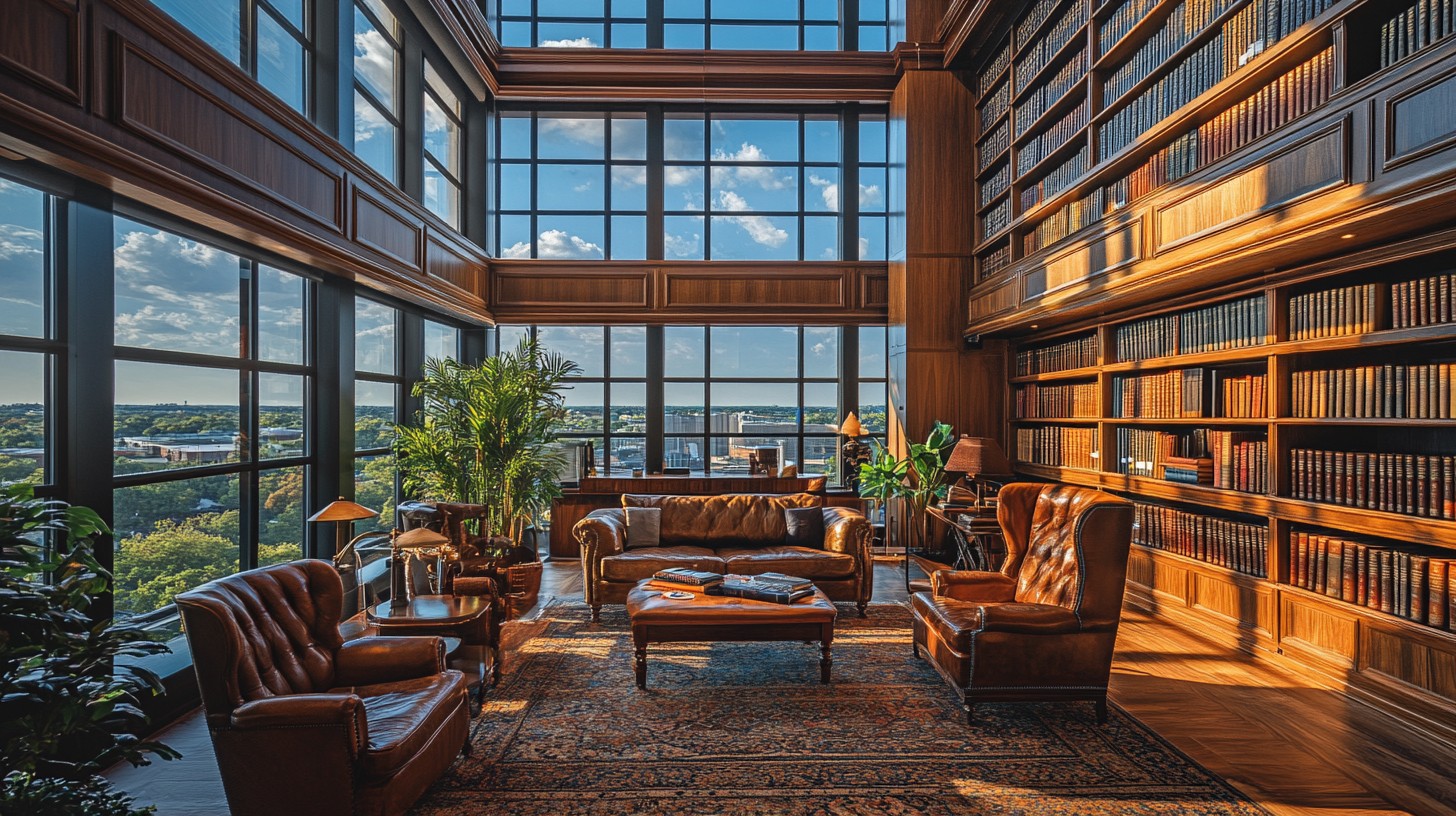 Free Elegant Library Interior Image - Library, Sunlight, Shelves ...
