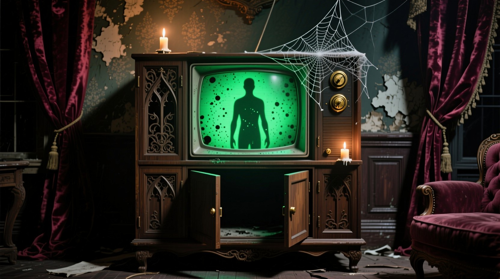 Free Haunted Television Screen Photo - Television, Haunted, Gothic ...