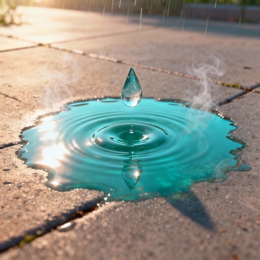Perfect Inverted Raindrop Free Suspended Raindrop Moment Image - Raindrop, Puddle, Ripples ...
