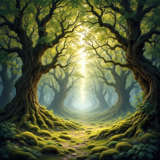 Free Enchanted Forest Pathway Image - Forest, Woodland, Trees ...