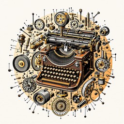 Typewriter Exploded View Free Exploded Typewriter Mechanics Image - Typewriter, Mechanical ...