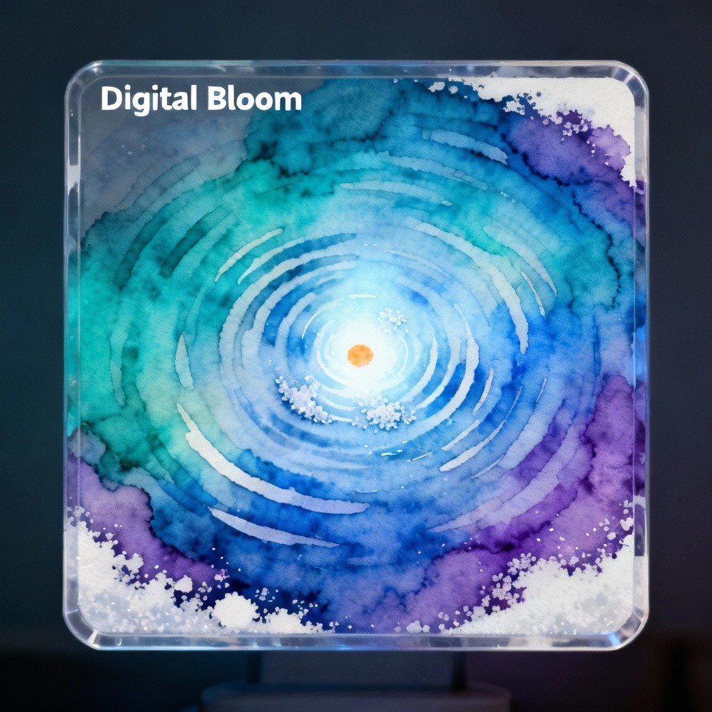 Touch Ripple Video Stock Free Digital Touch Ripples Photo - Watercolor, Abstract, Digital ...