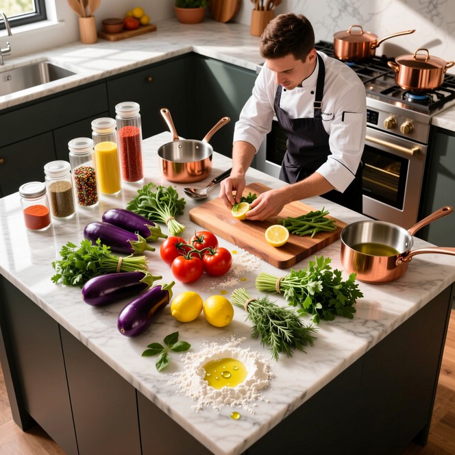 Simple Culinary Image Free Elegant culinary preparation Image - Cooking, Chef, Food ...
