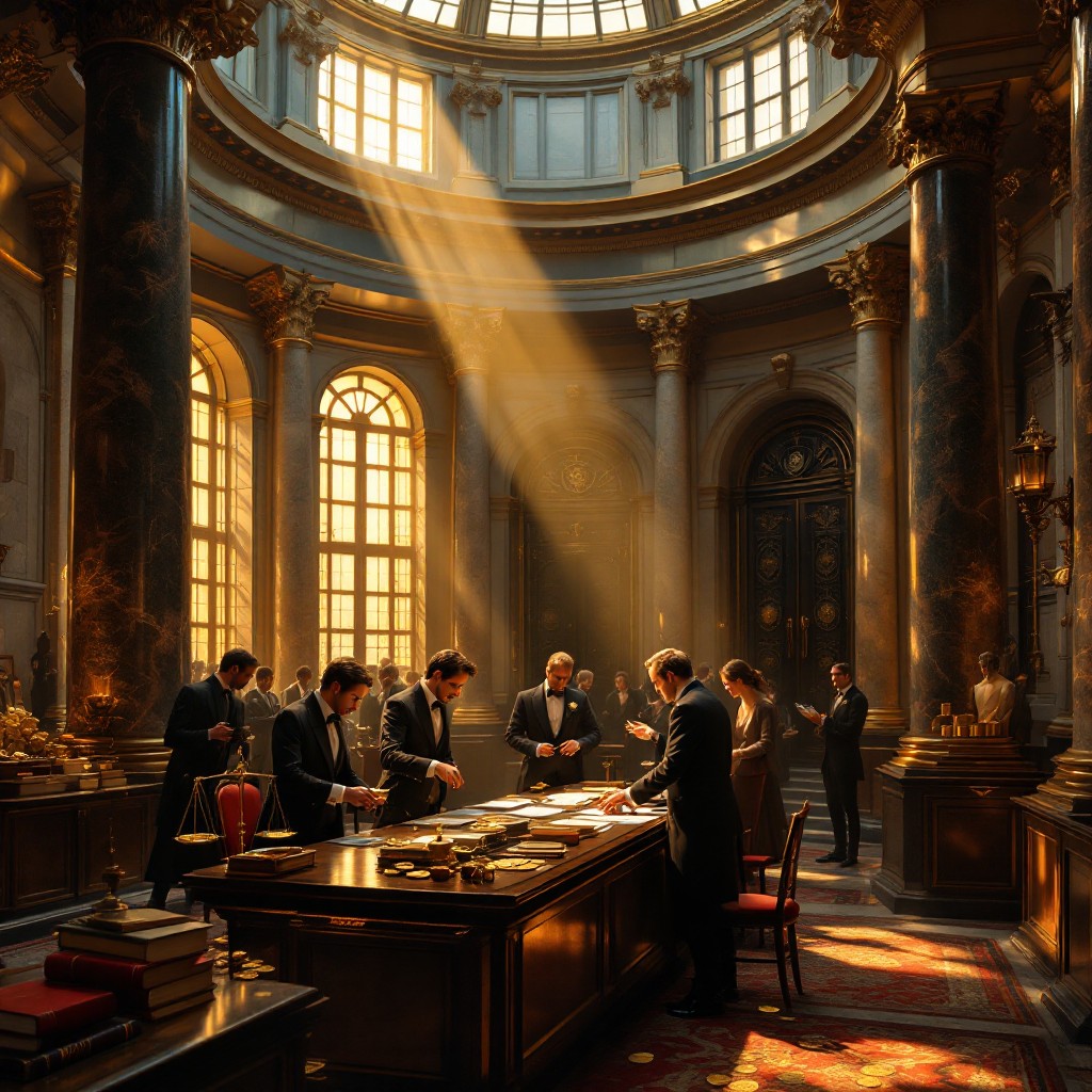 Free Golden Banking Hall Image - Bank, Sunbeams, Dome | Download at ...