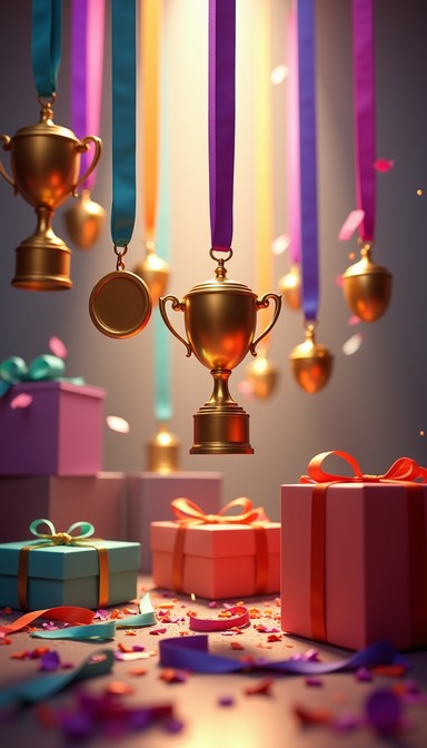 Free Floating Golden Trophy Image - Trophy, Golden, Floating | Download ...